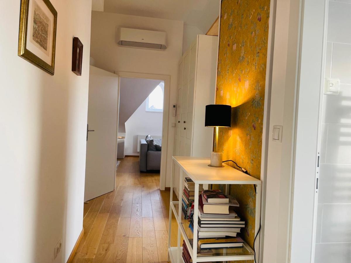 Modernes Appartement mit Fernblick Wien Exterior foto